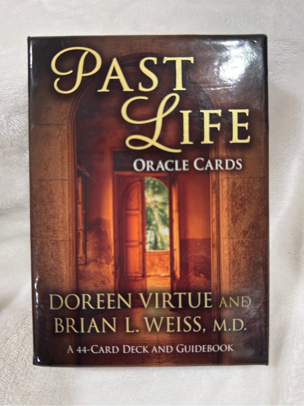 Past Life Oracle Cards by Doreen Virtue and Dr Brian L. Weiss. 44 cards